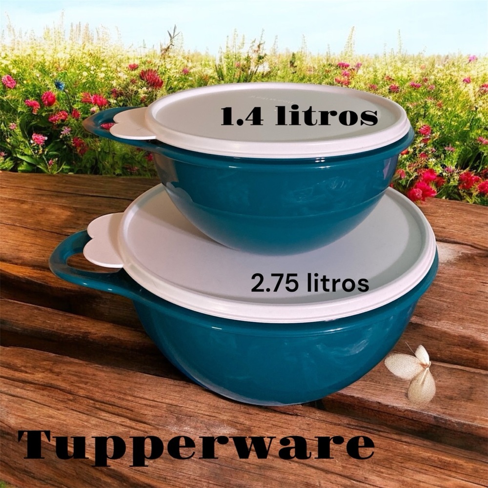 Tupperware Blue Food Storage Set for Kitchen